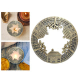 Maxbell Retro Style Jar Candle Topper Lid Accelerate Melting Shade Home Decor Bronze