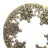 Maxbell Antique Candle Cover Candles Shades Sleeves Metal Jar Candle Lid Topper Bronze