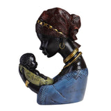 Maxbell Resin Figurines Collectibles Ornaments for Study Office Desk Table Blue