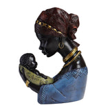 Maxbell Resin Figurines Collectibles Ornaments for Study Office Desk Table Blue