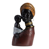 Maxbell Resin Figurines Collectibles Ornaments for Study Office Desk Table Brown