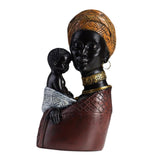 Maxbell Resin Figurines Collectibles Ornaments for Study Office Desk Table Brown