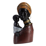 Maxbell Resin Figurines Collectibles Ornaments for Study Office Desk Table Brown