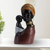 Maxbell Resin Figurines Collectibles Ornaments for Study Office Desk Table Brown