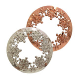 Maxbell Retro Style Candle Jar Lid Shades Tealight Cover for Wedding Home Party Silver