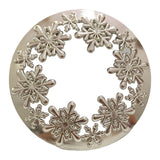 Maxbell Retro Style Candle Jar Lid Shades Tealight Cover for Wedding Home Party Silver