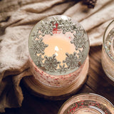 Maxbell Retro Style Candle Jar Lid Shades Tealight Cover for Wedding Home Party Silver