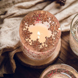 Maxbell Retro Style Candle Jar Lid Shades Tealight Cover for Wedding Home Party Rose Gold