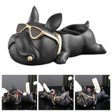 Maxbell Statue Storage Tray Ornaments Art Multi Functional for Candy Porch Fruit Black