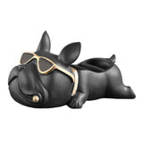 Maxbell Statue Storage Tray Ornaments Art Multi Functional for Candy Porch Fruit Black