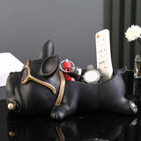 Maxbell Statue Storage Tray Ornaments Art Multi Functional for Candy Porch Fruit Black