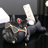 Maxbell Statue Storage Tray Ornaments Art Multi Functional for Candy Porch Fruit Black