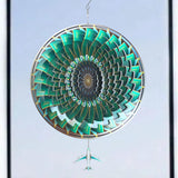Maxbell Wind Spinner Stainless Sculptures Hanging for Lawn Garden Outdoor