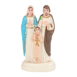 Maxbell Holy Family with Child Statue Religious Figurine Crafts Blessed for Desktop Colorful