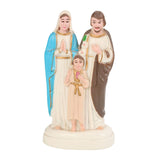 Maxbell Holy Family with Child Statue Religious Figurine Crafts Blessed for Desktop Colorful