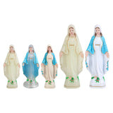 Maxbell Blessed Virgin Mary Figurine Character Sculpture Statue Decoration 10cm Luminous