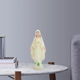 Maxbell Blessed Virgin Mary Figurine Character Sculpture Statue Decoration 10cm Luminous