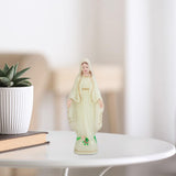 Maxbell Blessed Virgin Mary Figurine Character Sculpture Statue Decoration 10cm Luminous