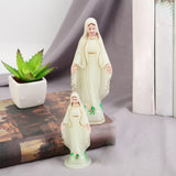 Maxbell Blessed Virgin Mary Figurine Character Sculpture Statue Decoration 15cm Luminous