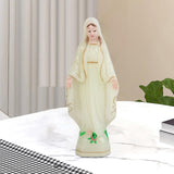 Maxbell Blessed Virgin Mary Figurine Character Sculpture Statue Decoration 15cm Luminous