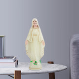 Maxbell Blessed Virgin Mary Figurine Character Sculpture Statue Decoration 15cm Luminous