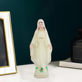 Maxbell Blessed Virgin Mary Figurine Character Sculpture Statue Decoration 15cm Luminous