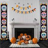 Maxbell Halloween Banners Sign Decor Scary Hanging Bunting for Holiday Porch Doorway