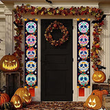 Maxbell Halloween Banners Sign Decor Scary Hanging Bunting for Holiday Porch Doorway