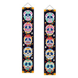Maxbell Halloween Banners Sign Decor Scary Hanging Bunting for Holiday Porch Doorway