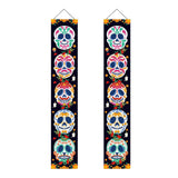 Maxbell Halloween Banners Sign Decor Scary Hanging Bunting for Holiday Porch Doorway