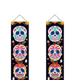 Maxbell Halloween Banners Sign Decor Scary Hanging Bunting for Holiday Porch Doorway