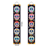 Maxbell Halloween Banners Sign Decor Scary Hanging Bunting for Holiday Porch Doorway