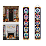 Maxbell Halloween Banners Sign Decor Scary Hanging Bunting for Holiday Porch Doorway
