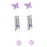 Maxbell 2Pcs 16inch Windchimes Props Decorative Wind Chimes for Outdoor Home Window