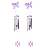 Maxbell 2Pcs 16inch Windchimes Props Decorative Wind Chimes for Outdoor Home Window