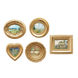 Maxbell Photo Frame Display Living Room Desktop Decors Picture Frame Oval