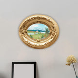 Maxbell Photo Frame Display Living Room Desktop Decors Picture Frame Oval