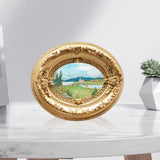 Maxbell Photo Frame Display Living Room Desktop Decors Picture Frame Oval