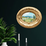 Maxbell Photo Frame Display Living Room Desktop Decors Picture Frame Oval