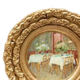 Maxbell Photo Frame Display Living Room Desktop Decors Picture Frame Flower Round