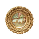 Maxbell Photo Frame Display Living Room Desktop Decors Picture Frame Flower Round