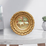 Maxbell Photo Frame Display Living Room Desktop Decors Picture Frame Flower Round