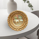 Maxbell Photo Frame Display Living Room Desktop Decors Picture Frame Flower Round