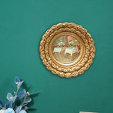 Maxbell Photo Frame Display Living Room Desktop Decors Picture Frame Flower Round