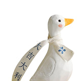 Maxbell Blessed Duck Figurine Animal Figure Statue for Office Home Decor Be Lucky