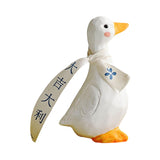 Maxbell Blessed Duck Figurine Animal Figure Statue for Office Home Decor Be Lucky