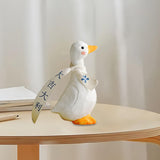 Maxbell Blessed Duck Figurine Animal Figure Statue for Office Home Decor Be Lucky