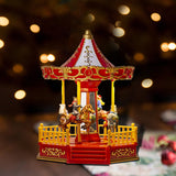 Maxbell Merry Go Round Carousel Decorative Music Box for Dining Room Party Gift
