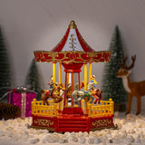 Maxbell Merry Go Round Carousel Decorative Music Box for Dining Room Party Gift