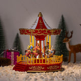 Maxbell Merry Go Round Carousel Decorative Music Box for Dining Room Party Gift